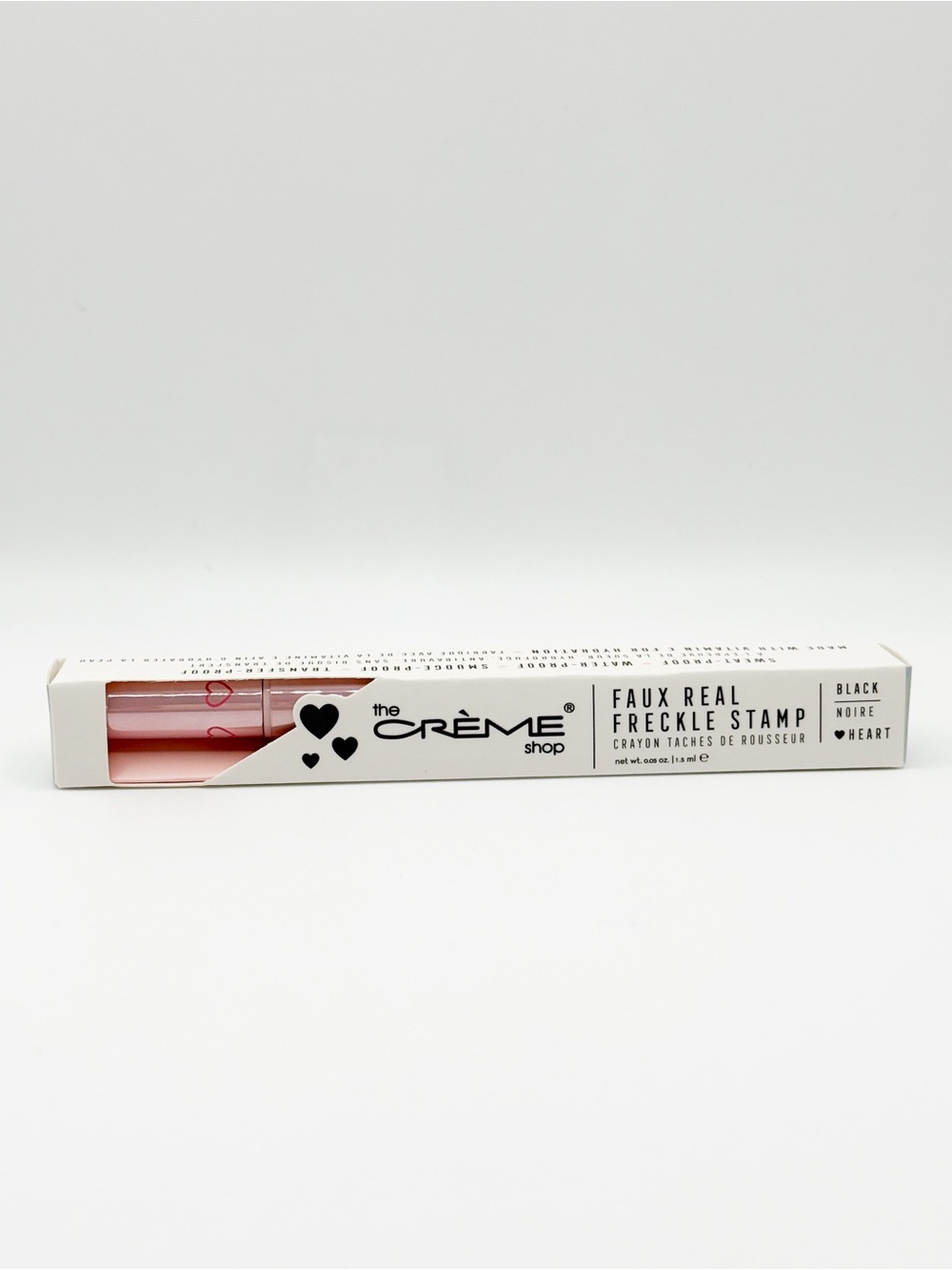 2 Pack The Crème Shop Dual-Ended Eyeliner Pen w/ Heart Face Stamp Black Eyeliner - Picture 2 of 4